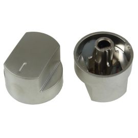 Belling New World Stoves Cooker Control Knob - Silver (Pack of 2)