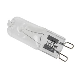 G9 240V 25W Clear Capsule Halogen Bulb