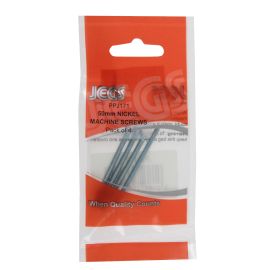 Jegs 50mm Socket Machine Screws Nickel