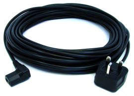 Nilfisk & Vax Vacuum Cleaner Cable Flex 15m 0.75mm 2 Core 10Amp Angled Connector