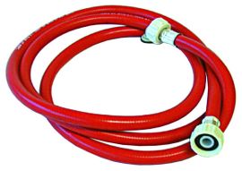Bosch Neff Siemens Universal Washing Machine & Dishwasher Hose - 2.5 Metre - Red - Hot