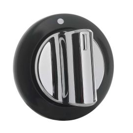 Flavel Cooker Control Knob - Black & Chrome