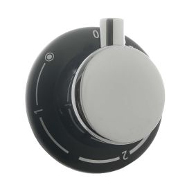 Cooker Hob Control Knob - Chrome