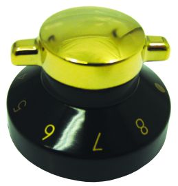 Belling New World Stoves Cooker Control Knob - Black/Gold