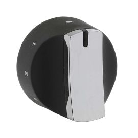 Belling New World Stoves Cooker Top Oven Control Knob - Black & Chrome