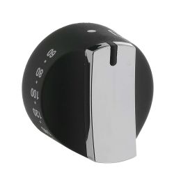 Belling New World Stoves Cooker Main Oven Control Knob - Chrome & Black