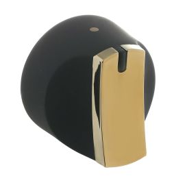Belling New World Stoves Cooker Hob Control Knob - Black & Gold