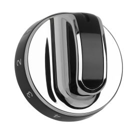 Belling New World Stoves Cooker Grill Control Knob - Black & Chrome