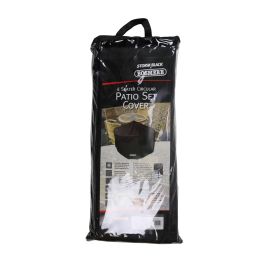Bosmere Circular Patio Set Cover (4 - 6 Seats) - Storm Black