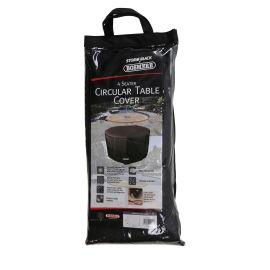 Bosmere Circular Table Cover (4 Seats) - Storm Black