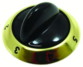 Cooker Control Knob - Hob - Black