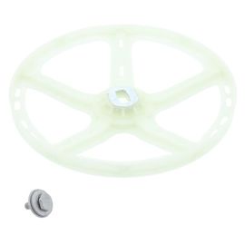Washing Machine Drum Pulley Plastic Kit Ø273mm,1000rpm