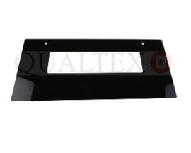 Cooker Door Glass - Top Oven - Black