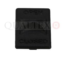 Cooker Hood Slider Latch - Black