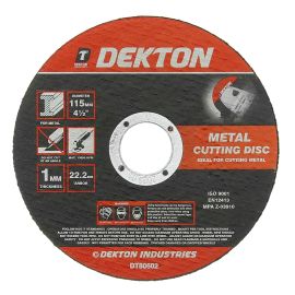 Dekton Metal Cutting Disc - 115mm