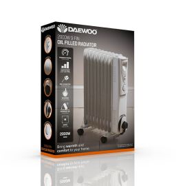 Daewoo 2000W 9 Fin Oil Filled Radiator