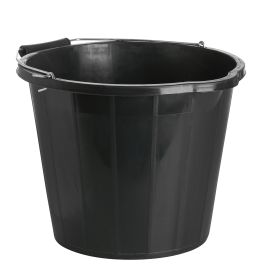 Jegs 14 Litre Black Builders Bucket