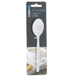 Chef Aid Stainless Steel Teaspoons 3 Pack