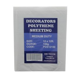 Jegs Polythene Dust Sheet - 12ft x 12ft