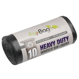 Jegs Heavy Duty Wheelie Bin Liners (Roll of 10)