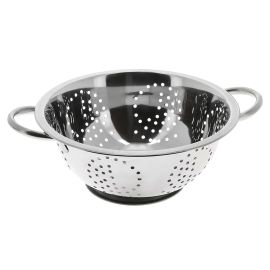 Jegs 24Cm Deep Stainless Steel Colander