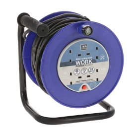 Jegs Bg 4 Gang 13Amp 30 Metre Extension Reel And Therma