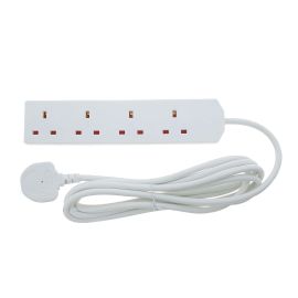 Jegs 4 Gang 3 Metre 13A Extension Lead