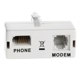 Jegs Broadband Adsl Double Telephone Adaptor Pre Packed