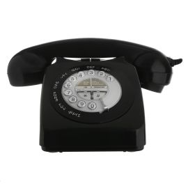 Mayfair 2 Piece Retro Dial Telephone - Black