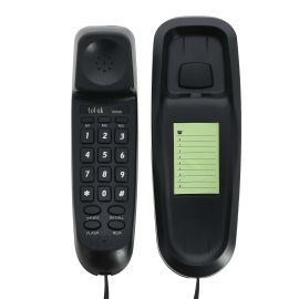 Jegs Two Piece Corded Telephone Black