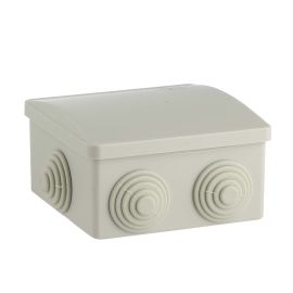 Jegs Weatherproof Electrical Junction Box - 80mm x 80mm x 40mm