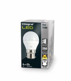 Jegs Golfball 3.1/3.4 Watt Led BC Opal Warmwhite