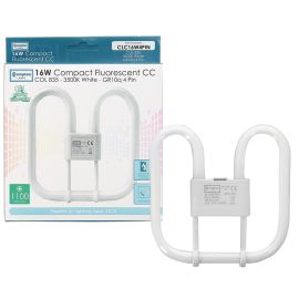Crompton 16W 4 Pin 2D White Bulb