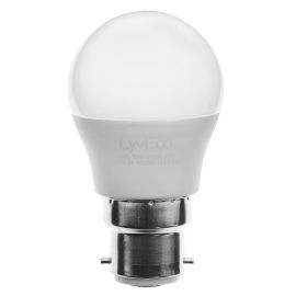 **3689**|LYVECO BC 6W LED 240V G45 ROUND COOL WHITE