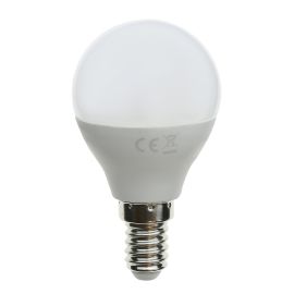 **3690**|LYVECO SES 6W LED 240V G45 ROUND COOL WHITE
