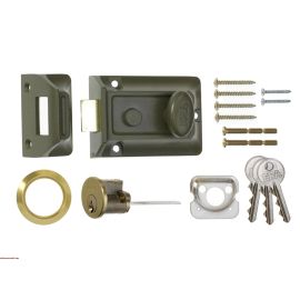Jegs E.R.A. Traditional Night Latch Std Brass
