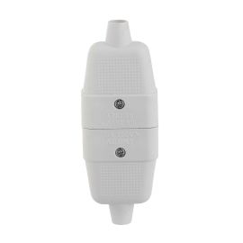 Jegs 10 Amp 2 Pin Connector White