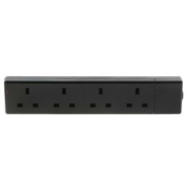 Jegs 4 Gang Trailing Socket With Neon Black