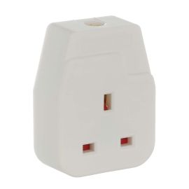 Jegs 1 Gang Trailing Socket White