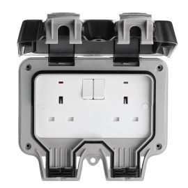 Nexus Storm IP66 13A 2 Gang Switched Socket
