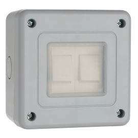Jegs Outdoor Switch - 2 Gang - 2 Way - IP66