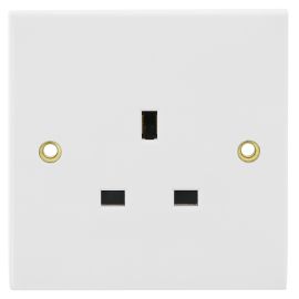 Jegs Wall Socket - 13A - 1 Way 