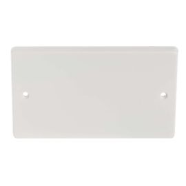 Jegs Double Blanking Plate White