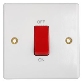 Nexus 45A Double Pole Switch - 1 Gang
