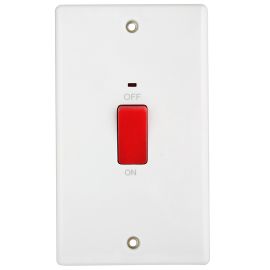 Nexus 45A Double Pole Switch And Neon