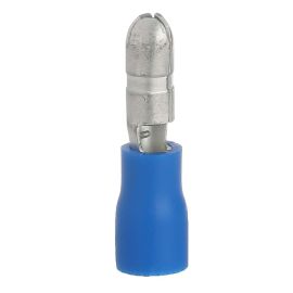 Jegs Electrical Bullet Connector Male Blue 10 Pack