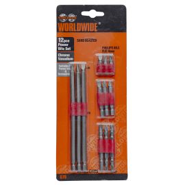 Jegs 12 Piece Power Bit Screwdriver Set