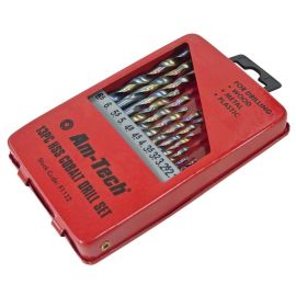 Jegs 13 Piece High Speed Steel Titanium Drill Bit Set