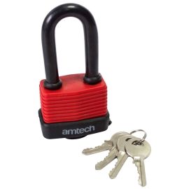 Jegs 50mm Long Shackle Weatherproof Padlock