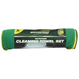 Brookstone 6Pc Microfibre Cleaning Towel Set